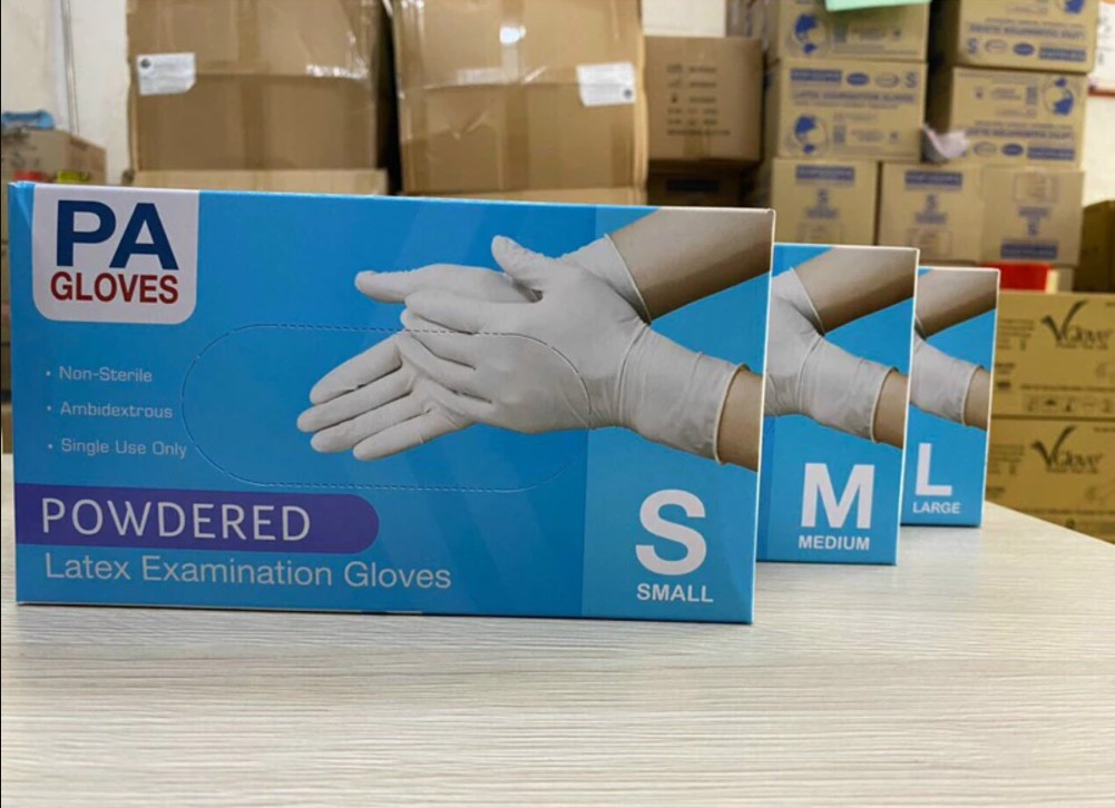 Găng Tay Y Tế Có Bột PA size M malaysia