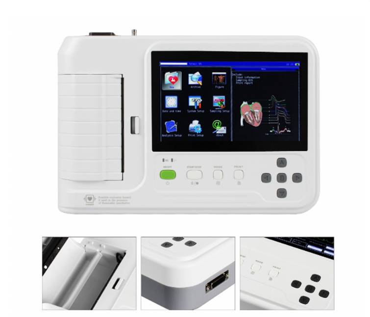 Máy điện tim 6 cần Contec ECG-600G (ECG 600G)